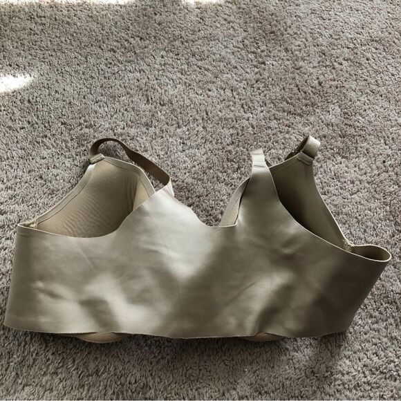 Soma Vanishing Back Full Coverage Front Close Bra 42C Nude Tan - Picture 4 of 8